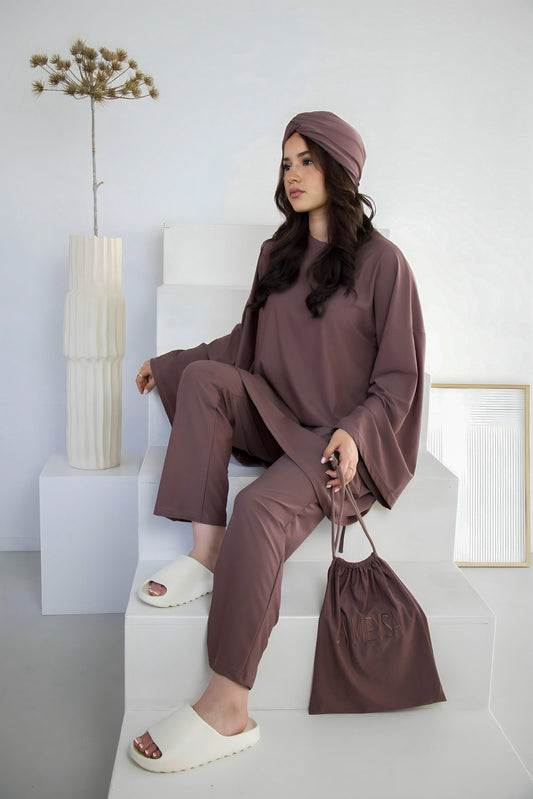 Meysa Burkini warm mocha