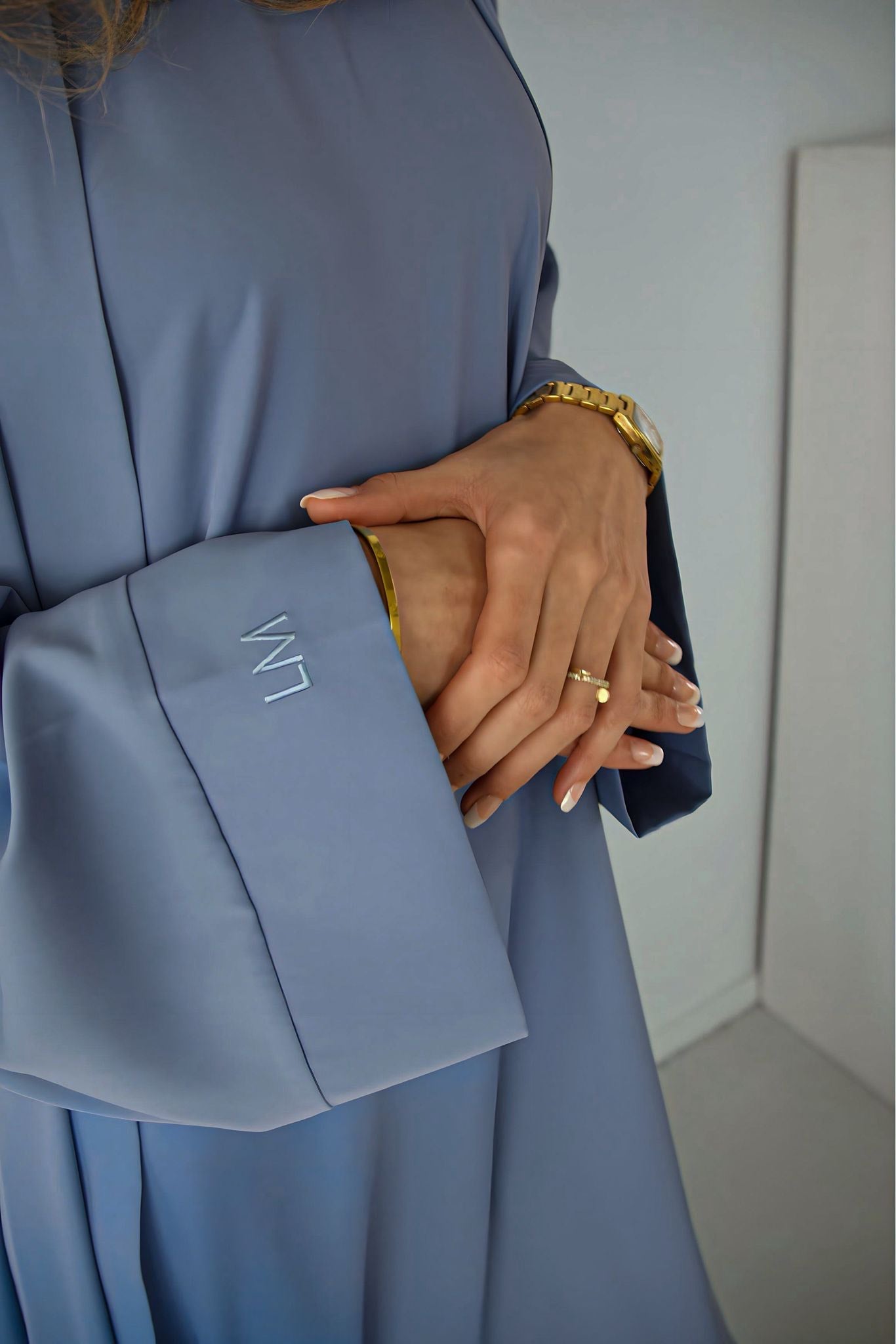 Abaya & kimono set ocean blue