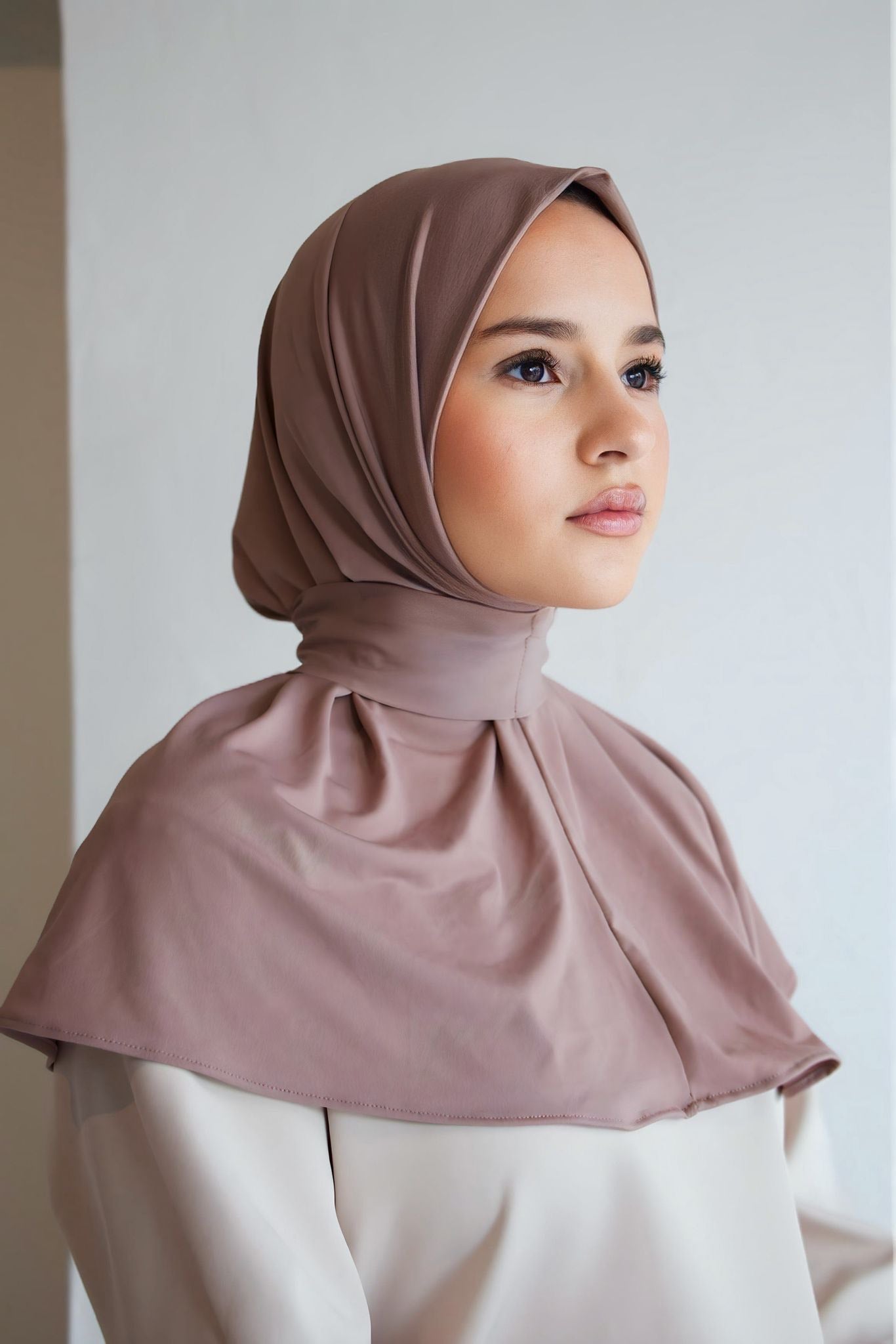 Instant Hijab dusty pink