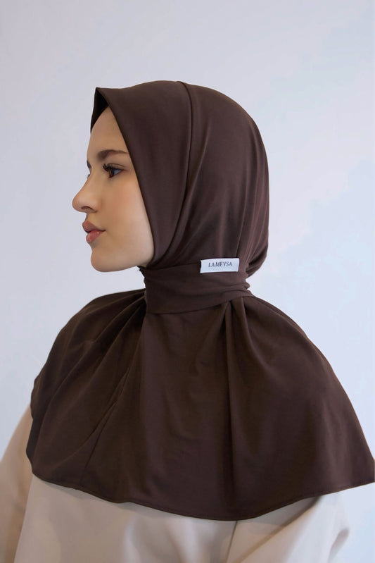 Instant hijab espresso